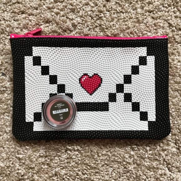 bareMinerals Other - NWT Bare Minerals Blush (Warm Pink) w/Makeup Bag!